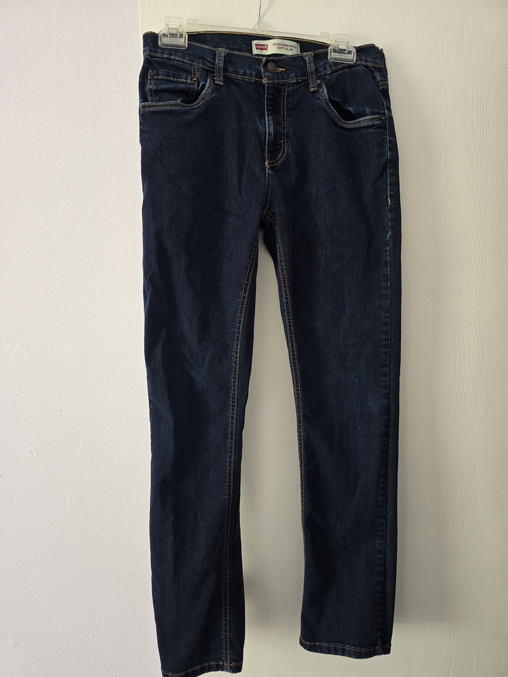 Levi's Boy's Dark Blue Straight Jeans
